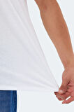 Slazenger KARNEN Oversize Erkek  Beyaz Tişört