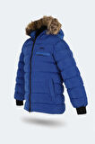 Slazenger CALISTO NEW Unisex Çocuk Mont &amp; Kaban Saks Mavi