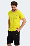 Slazenger SANDER KTN Erkek Kısa Kol T-Shirt Açık Sarı