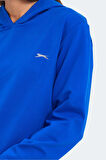 Slazenger KATHY IN Kadın Kapüşonlu Saks Mavi Sweatshirt