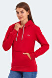 Slazenger KESHIAN Kadın Sweatshirt Kırmızı