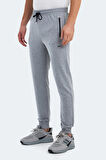 Slazenger OGNEN I Erkek Fermuar Cepli Gri Eşofman Altı