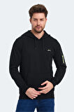 Slazenger OZZY IN Erkek Sweatshirt Siyah