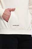 Slazenger OBRA IN Erkek Kapüşonlu Cepli Bej Sweatshirt