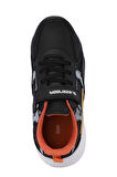 Slazenger KASHI IN Unisex Çocuk Sneaker Ayakkabı Siyah / Turuncu