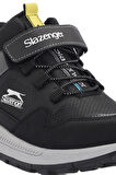 Slazenger KENZIE Çocuk Cırt Cırtlı Siyah / Beyaz Bot