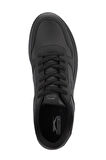 Slazenger ELIORA I Büyük Beden Sneaker Erkek Ayakkabı Siyah / Siyah