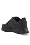 Slazenger ELIORA I Büyük Beden Erkek  Siyah / Siyah Günlük Spor Ayakkabısı