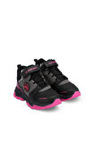 Slazenger VERSION Çocuk Cırt Cırtlı Siyah / Fuşya Bot