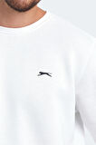 Slazenger KONNOR IN Erkek Sweatshirt Beyaz