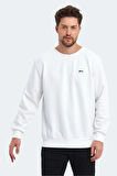 Slazenger KONNOR IN Erkek Sweatshirt Beyaz