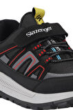 Slazenger KROSS KTN Unisex Çocuk Sneaker Ayakkabı Siyah / Kırmızı