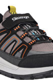 Slazenger KROSS Sneaker Erkek Çocuk Ayakkabı Siyah / Koyu Gri