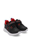 Slazenger VACATION I Çocuk Cırt Cırtlı Siyah / Kırmızı Günlük Spor Ayakkabısı