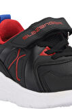 Slazenger VACATION I Unisex Çocuk Sneaker Ayakkabı Siyah / Kırmızı