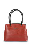 Merry Lane ROMA KROKO Kadın  Kırmızı El Çantası