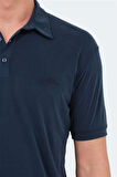 Slazenger KATSURO Erkek Polo Yaka Lacivert Tişört