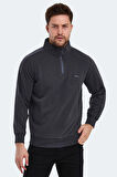 Slazenger SAMMY IN Erkek Sweatshirt Koyu Gri