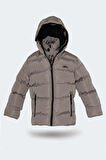 Slazenger NEONS IN Unisex Çocuk Mont &amp; Kaban Taş Gri