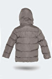 Slazenger NEONS IN Unisex Çocuk Mont &amp; Kaban Taş Gri