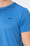 Slazenger RAVEN Erkek  Saks Mavi Tişört