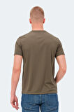 Slazenger NELS IN Erkek  Haki Tişört