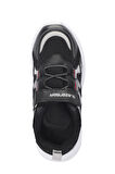 Slazenger KIKI Unisex Çocuk Sneaker Ayakkabı Siyah / Kırmızı