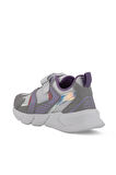 Slazenger KENDALL Unisex Çocuk Sneaker Ayakkabı Gri / Fuşya