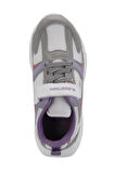 Slazenger KENDALL Unisex Çocuk Sneaker Ayakkabı Gri / Fuşya