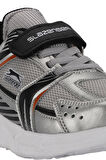 Slazenger KENDALL Unisex Çocuk Sneaker Ayakkabı Gri / Siyah