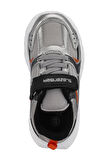 Slazenger KENDALL Unisex Çocuk Sneaker Ayakkabı Gri / Siyah