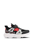 Slazenger NELSON Unisex Çocuk Sneaker Ayakkabı Siyah / Kırmızı