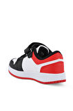 Slazenger PRINCE I Çocuk Cırt Cırtlı Beyaz / Siyah / Kırmızı Günlük Spor Ayakkabısı