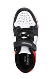 Slazenger PRINCE I Unisex Çocuk Sneaker Ayakkabı Beyaz / Siyah / Kırmızı