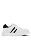 Slazenger ZIPPER I Erkek Sneaker Ayakkabı Beyaz / Siyah