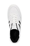 Slazenger ZIPPER I Erkek Sneaker Ayakkabı Beyaz / Siyah