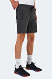 Slazenger VANO I Erkek Cepli Koyu Gri Şort