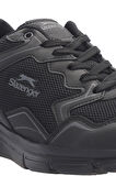 Slazenger ALETA I Erkek Sneaker Ayakkabı Siyah / Koyu Gri