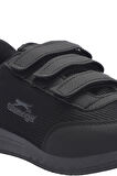 Slazenger AGATHA I Kadın Cırt Cırtlı Siyah / Siyah Günlük Spor Ayakkabısı