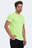 Slazenger OMAR KTN Erkek  Neon Sarı Tişört