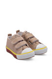 Slazenger KOALA Çocuk Cırt Cırtlı Bej Günlük Spor Ayakkabısı