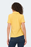 Slazenger VERA I Kadın Polo Yaka Sarı Tişört