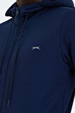 Slazenger RICH Erkek Fermuarlı Kapüşonlu Cepli Lacivert Eşofman Takımı
