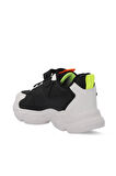Slazenger NABIL Unisex Çocuk Sneaker Ayakkabı Siyah / Beyaz