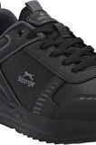 Slazenger GOLDEN I Büyük Beden Erkek Sneaker Ayakkabı Siyah / Siyah