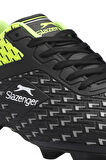 Slazenger CYCLE I Erkek Futbol Ayakkabı Siyah / Yeşil