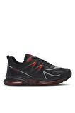 Slazenger ZIGOR Erkek Sneaker Ayakkabı Siyah / Kırmızı