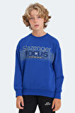 Slazenger LAST Unisex Çocuk Sweatshirt Saks Mavi