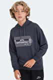 Slazenger LAYO Unisex Çocuk Sweatshirt Koyu Gri