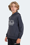 Slazenger LAYO Unisex Çocuk Sweatshirt Koyu Gri